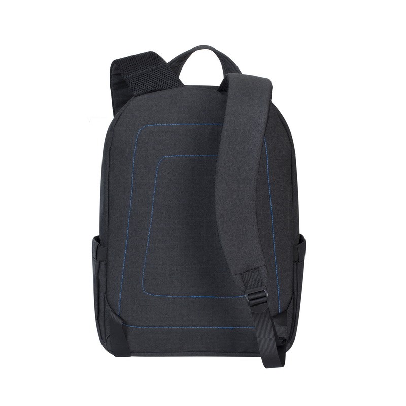 RivaCase 7560 Black Laptop Canvas Backpack 15.6"